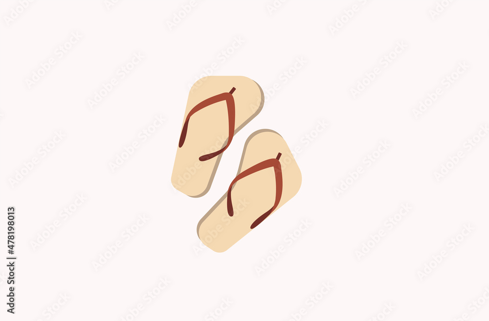 Flip Flops Emoji Icon Illustration Summer. Beach Sandal Vector Symbol Emoticon Design Doodle Vector. Flip Flops Emoji Icon Illustration Summer. Beach Sandal Vector Symbol Emoticon Design Doodle Vector.