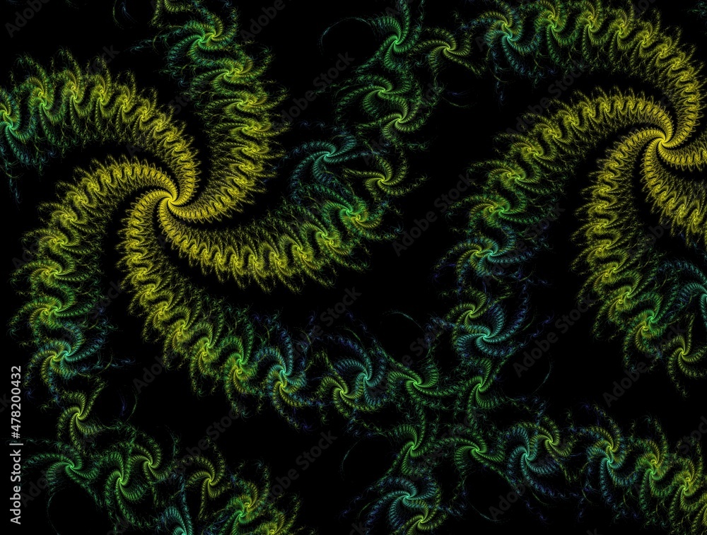 Fototapeta premium Imaginatory fractal abstract background Image