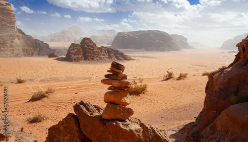Wadi rum desert Jordan