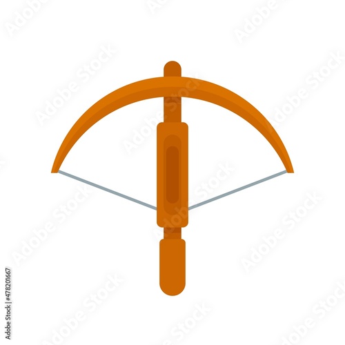 Obraz na plátně Safari crossbow icon flat isolated vector
