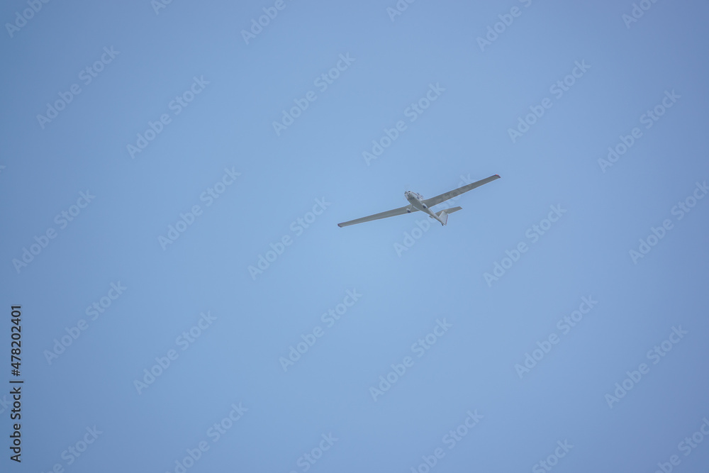 1984 Grob G-109B C-N 6314 a low wing two-seat self-launching motor glider flying in a blue sky 1984 Grob G-109B C-N 6314 a low wing two-seat self-launching motor glider flying in a blue sky