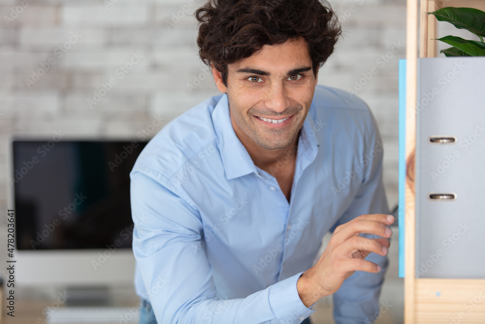 businessman working in the office businessman working in the office