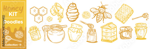 Honey kit - Set of illustrations 