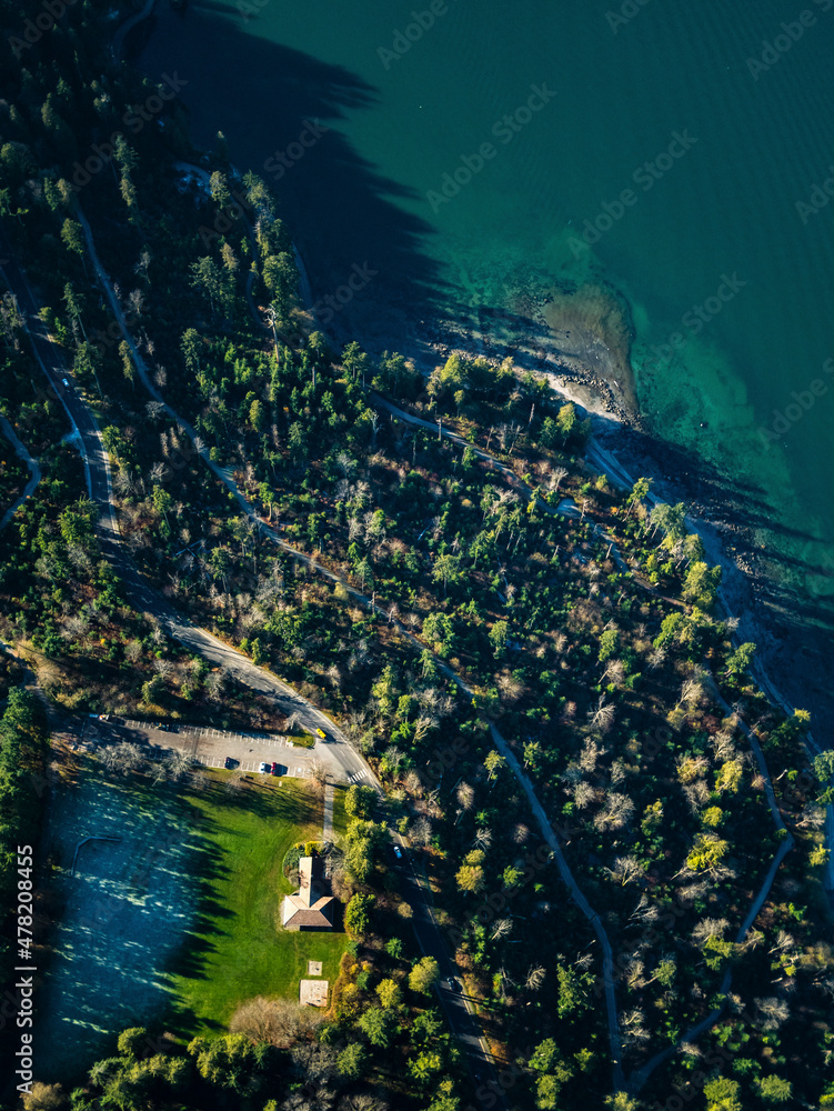 Stock aerial photo of Prospect Point Stanley Park, Canada