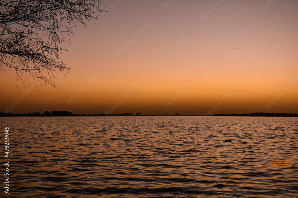 Fototapeta premium Laguna de Navarro, Buenos Aires, Argentina