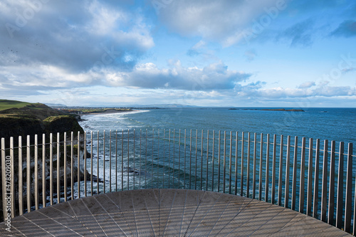 View to Portrush from Magheracross Viewpoint