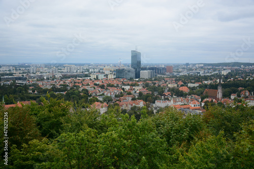 Gdansk, Poland - September 19, 2021: Wieza Widokowa park and view point © Andrey