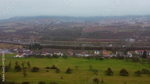 Village By A River Push In