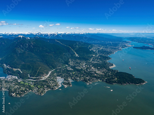 Stock Aerial Photo of West Vancouver English Bay   , Canada © Overflightstock