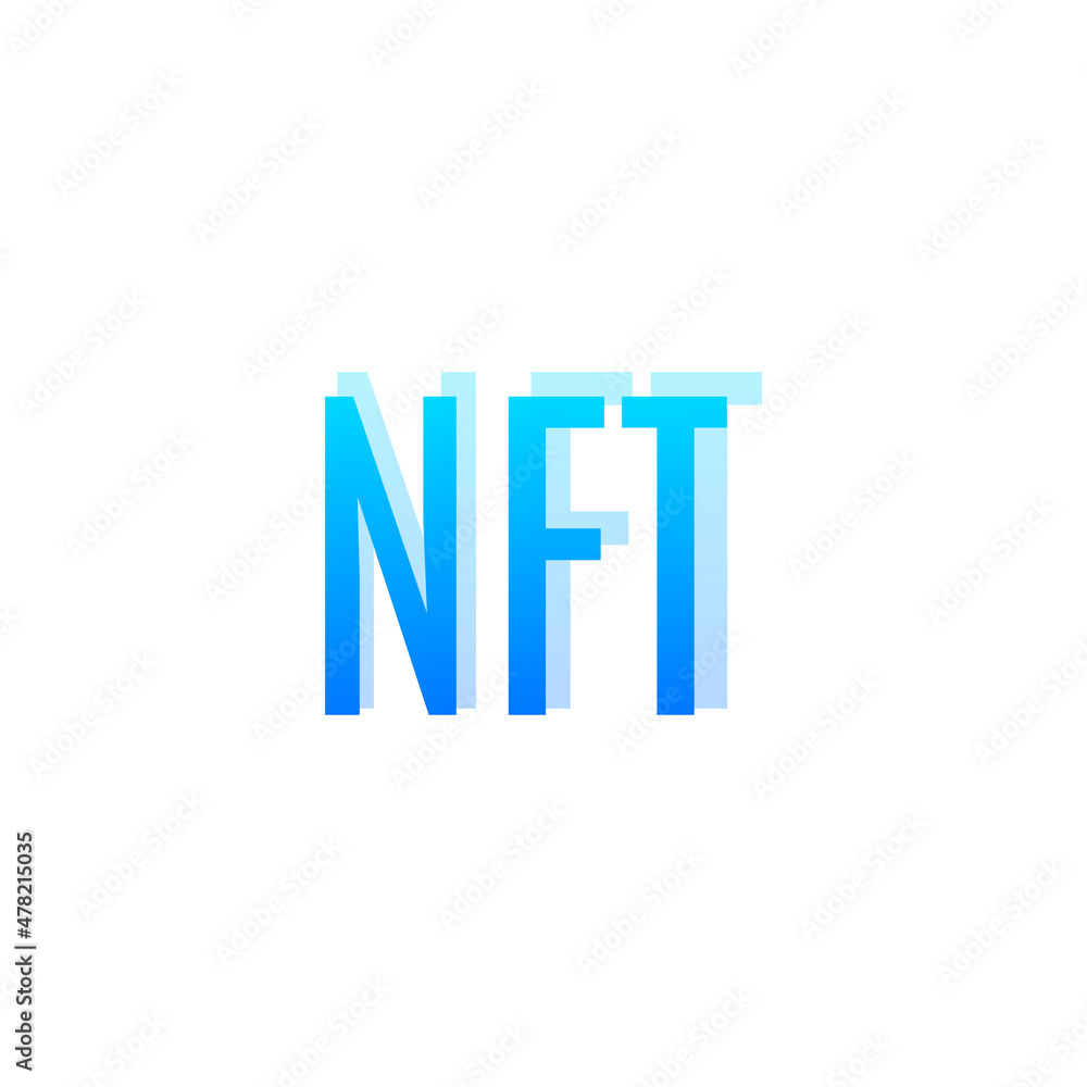 NFT technology icon. Crypto Icon or Logo Symbol vector illustration NFT technology icon. Crypto Icon or Logo Symbol vector illustration