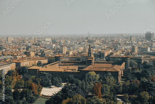 Milan view from above