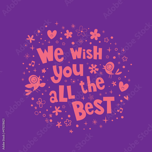 we wish you all the best