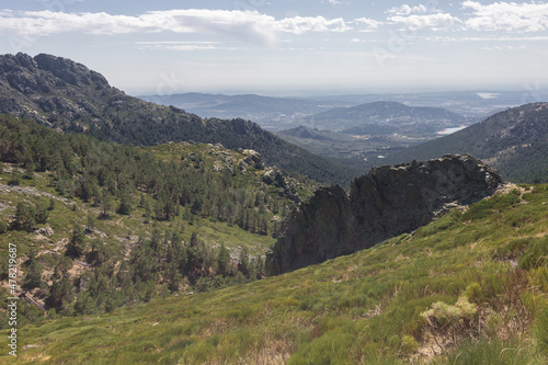 Hiking to Maliciosa mountain near Madrid  Spain 