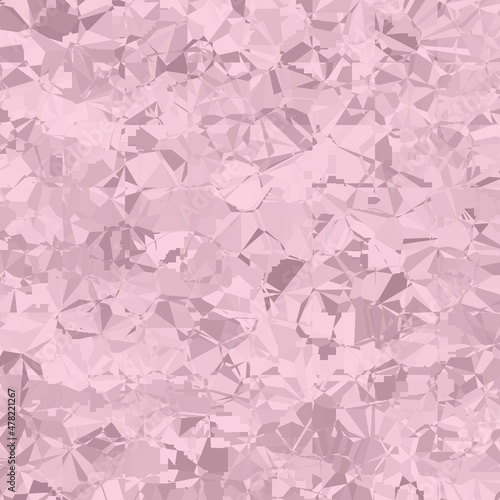 Abstract macro crystal geometric background texture Light pink color. Random pattern background. Texture Light pink color pattern background.