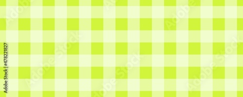 Banner, plaid pattern. Lime on White color. Tablecloth pattern. Texture. Seamless classic pattern background.