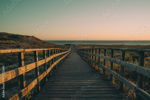 wooden bridge at sunset © Aperture Vintage