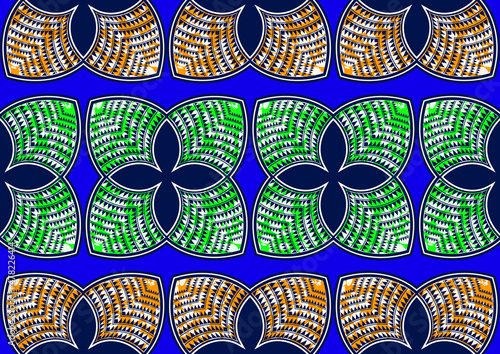 seamless pattern of african abstract, zigzag lines and  curves, abstract art and background, fashion artwork for print, vector file eps10.