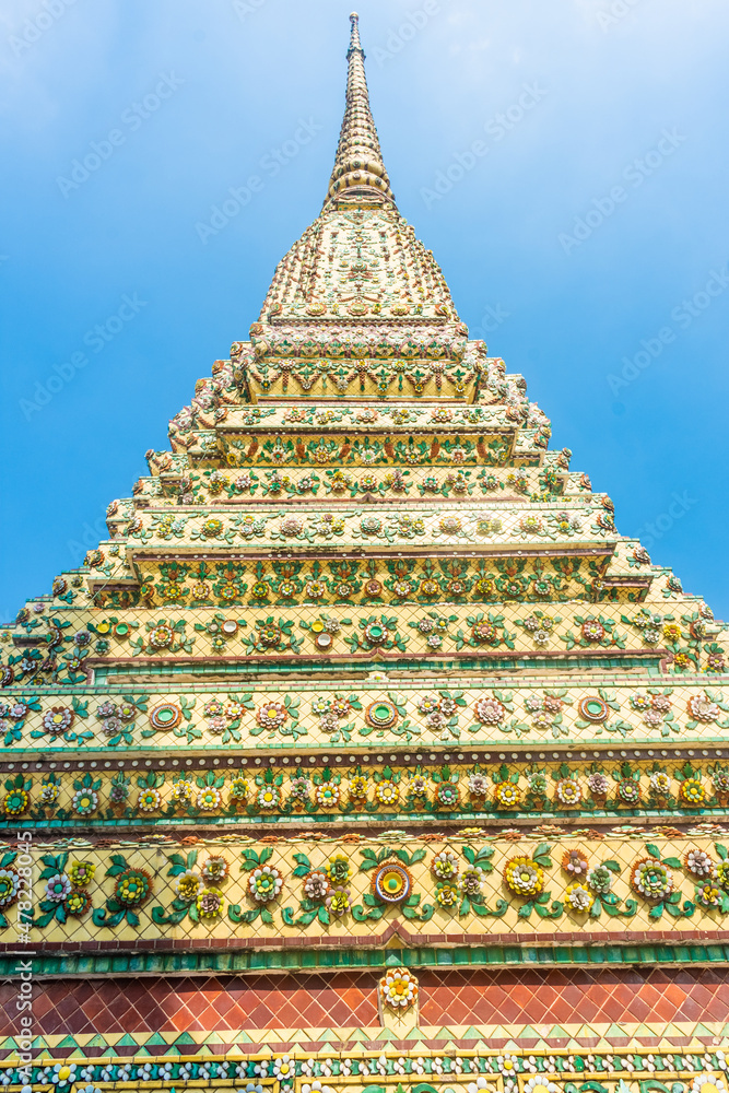 The Wat Pho Temple of Bangkok, Thailand
