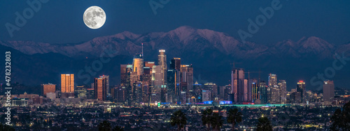 Photo Moonlit Los Angeles
