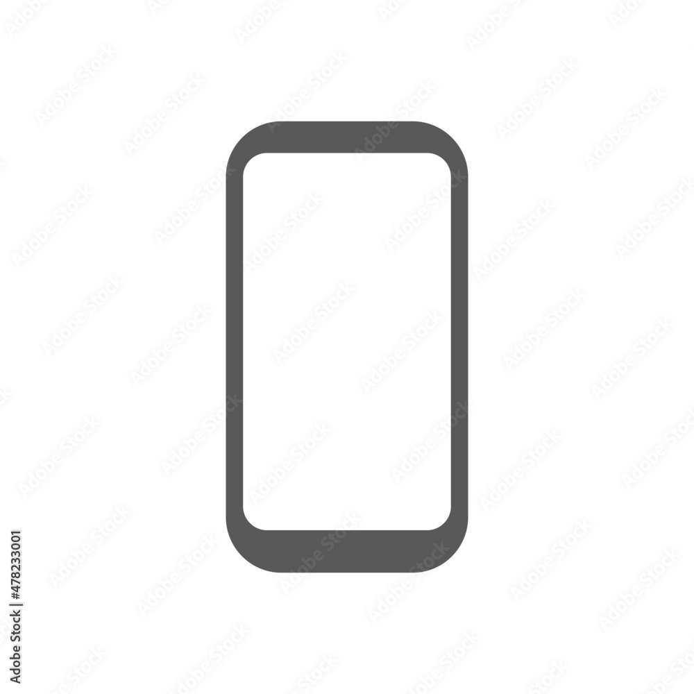 vector icon modern smartphone on white background vector icon modern smartphone on white background