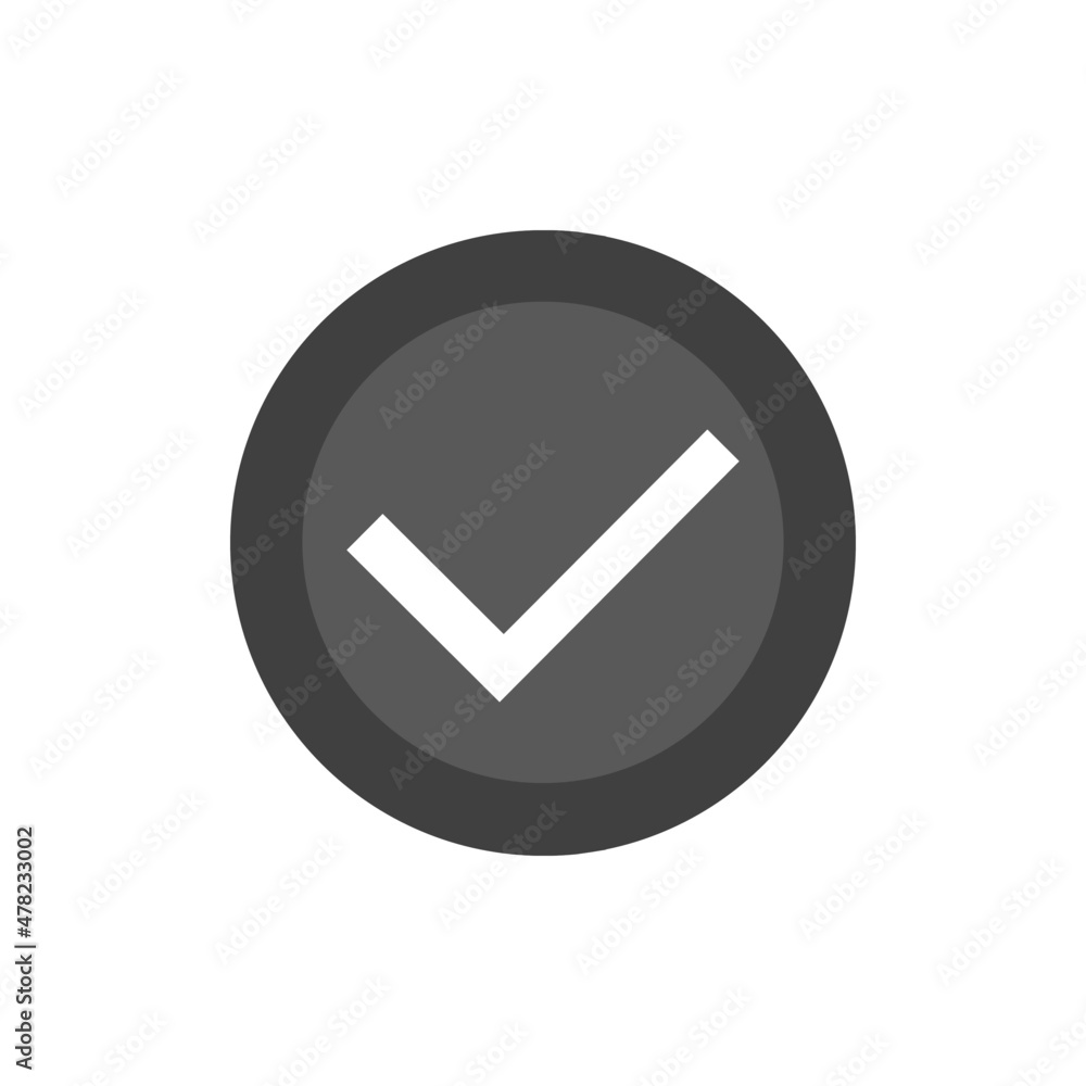 vector icon has been verified, approved, on white background vector icon has been verified, approved, on white background