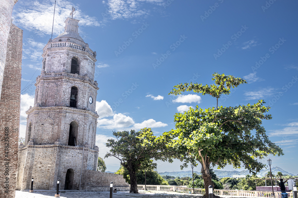 Unesco world heritage Santa maria Church at Ilocos sur StockFoto
