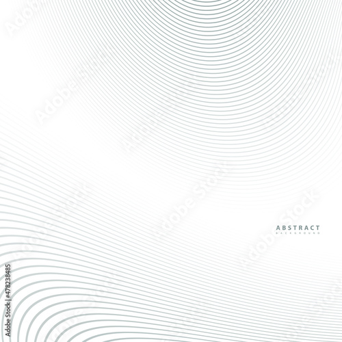 Abstract circle line background. Round  pattern. Circle for sound wave. Vector - Illustration