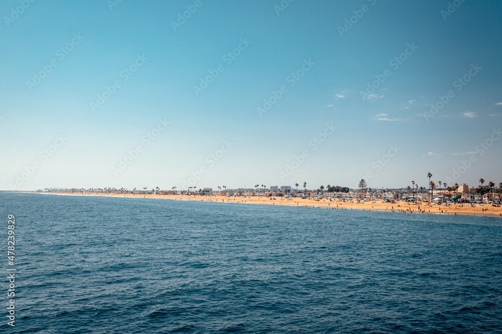 Beach Shoreline in California