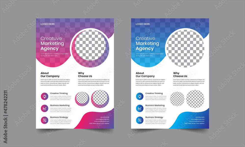 Corporate business flyer template design in vector. A4 paper size. For marketing, business proposal, promotion, advertise, publication, cover page Corporate business flyer template design in vector. A4 paper size. For marketing, business proposal, promotion, advertise, publication, cover page