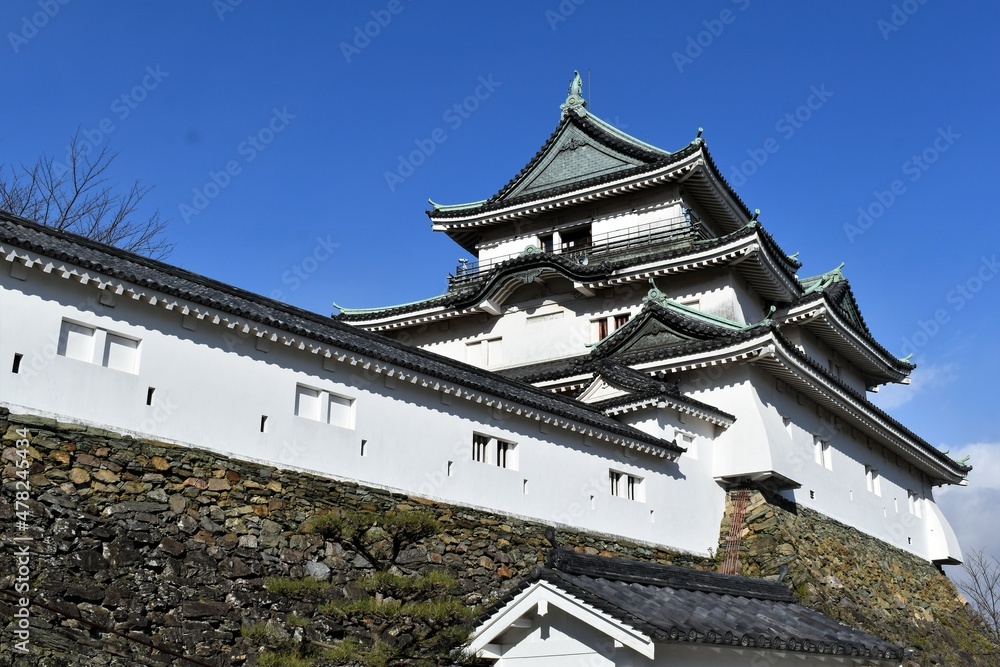 Fototapeta premium 日本の城の天守閣