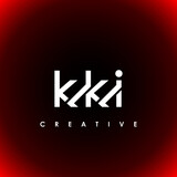 KKI Letter Initial Logo Design Template Vector Illustration