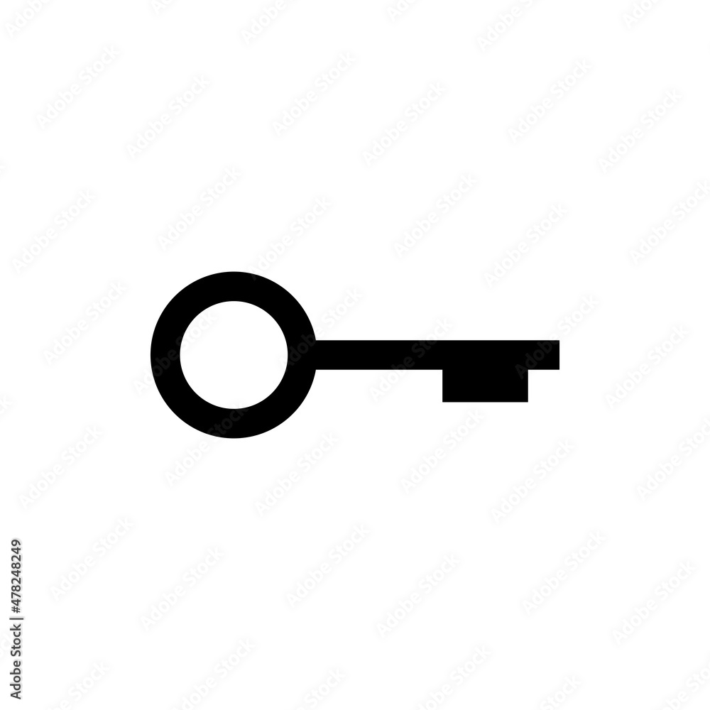 Key simple icon Key simple icon