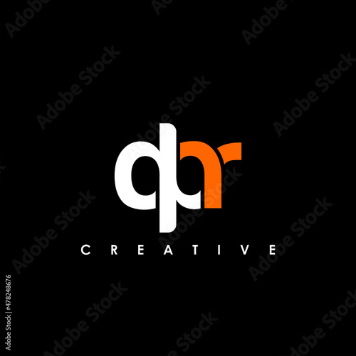 DPR Letter Initial Logo Design Template Vector Illustration photo