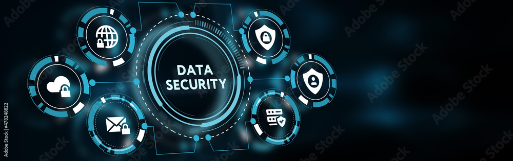 Cyber security data protection business technology privacy concept. 3d illustration Cyber security data protection business technology privacy concept. 3d illustration