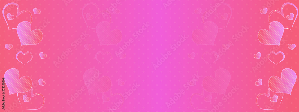 Happy Valentines Day. Happy Valentines Day Card Vector illustration. Paper heart with pink background. 3d heart. Love wallpaper. Engagement. Marriage celebration. birthday greeting card design.
