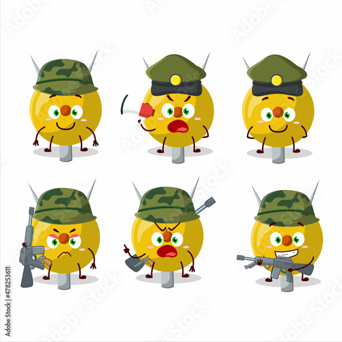 A charming soldier term stationery cartoon picture bring a gun machine