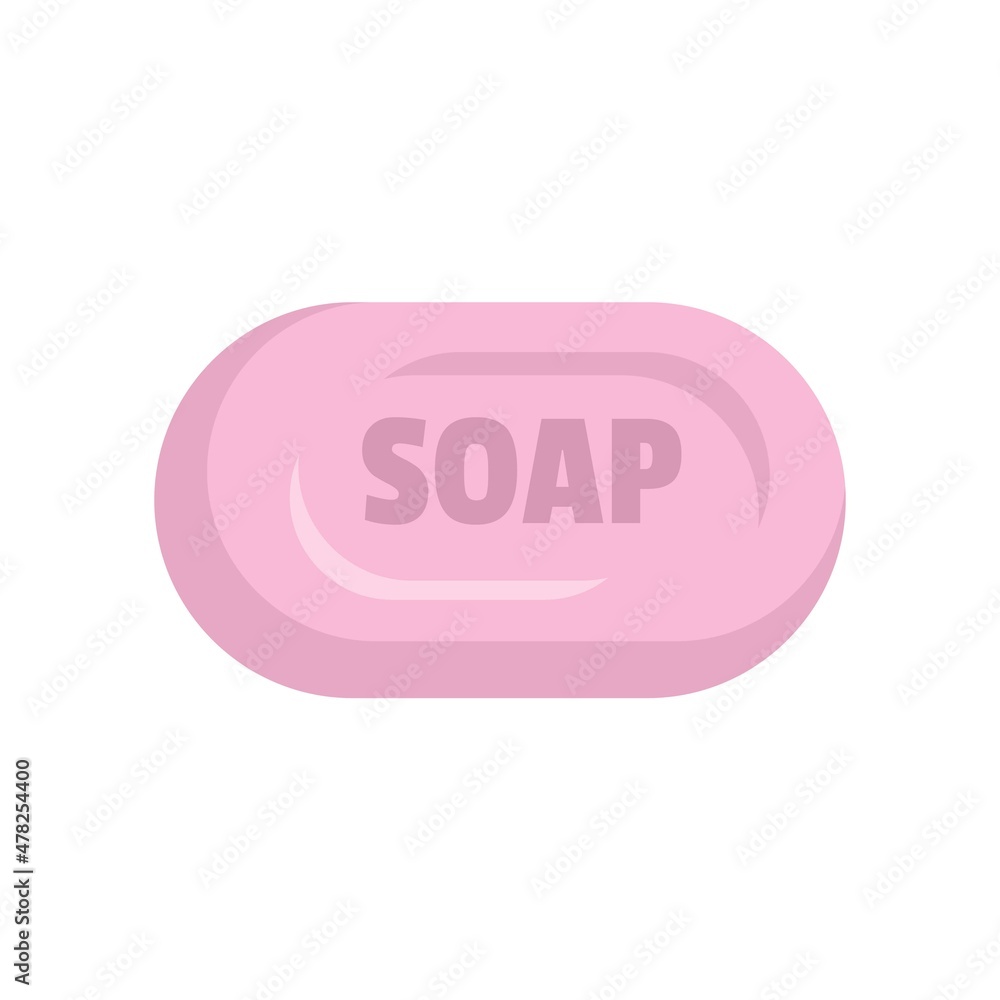 Room service soap icon flat isolated vector Room service soap icon flat isolated vector