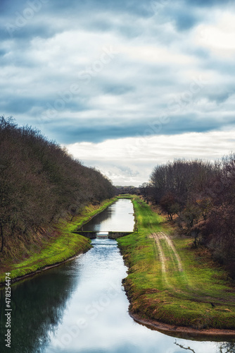 Landscape in the Amsterdamse waterleidingduinen, the Netherlands. photo