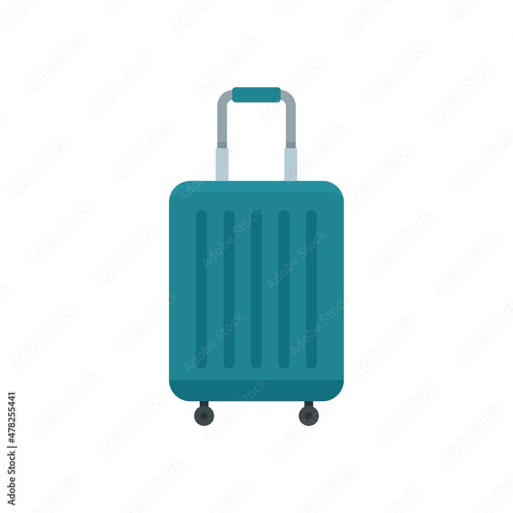 Room service travel bag icon flat isolated vector Room service travel bag icon flat isolated vector