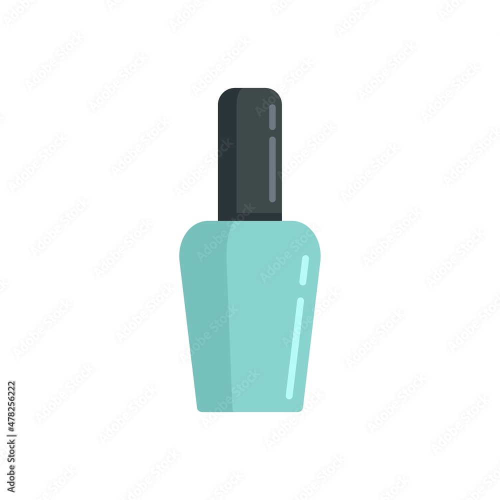 Care nail polish icon flat isolated vector Care nail polish icon flat isolated vector