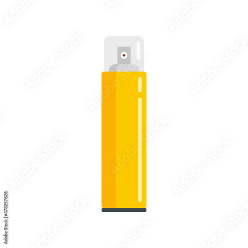 Stylist hair spray icon flat isolated vector