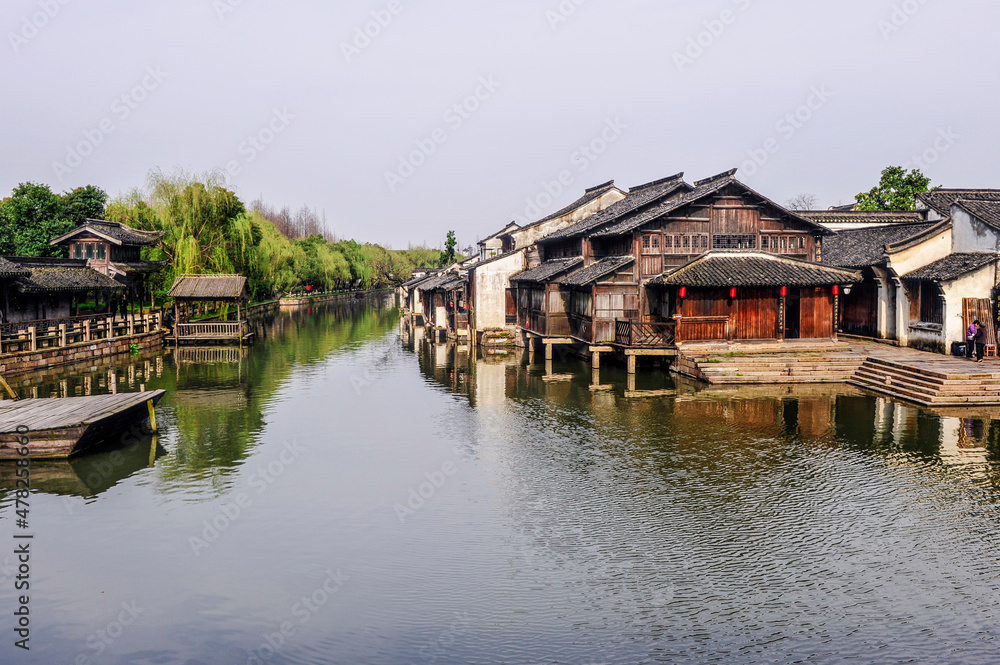 The scenery of ancient Chinese villages The scenery of ancient Chinese villages