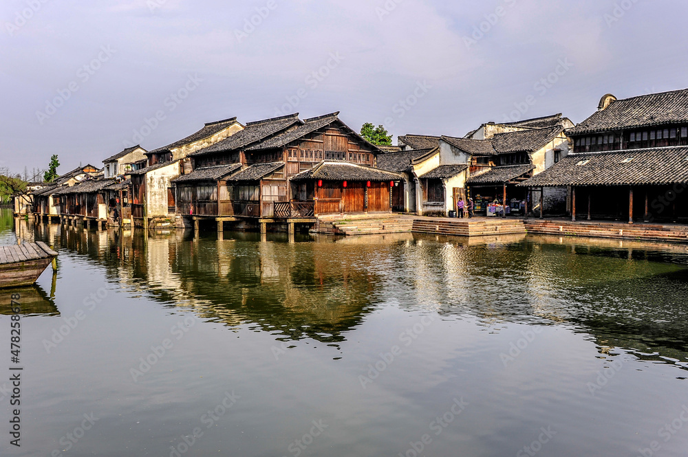 The scenery of ancient Chinese villages The scenery of ancient Chinese villages