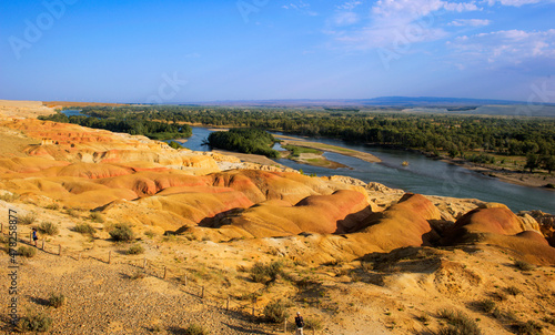 China Yadan Landform Colorful Beach, in Buljin County, Altay, North End of Xinjiang photo