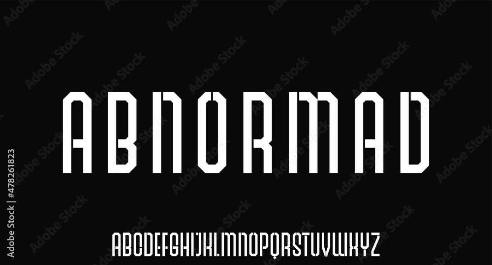 futuristic modern geometric font
futuristic modern geometric font