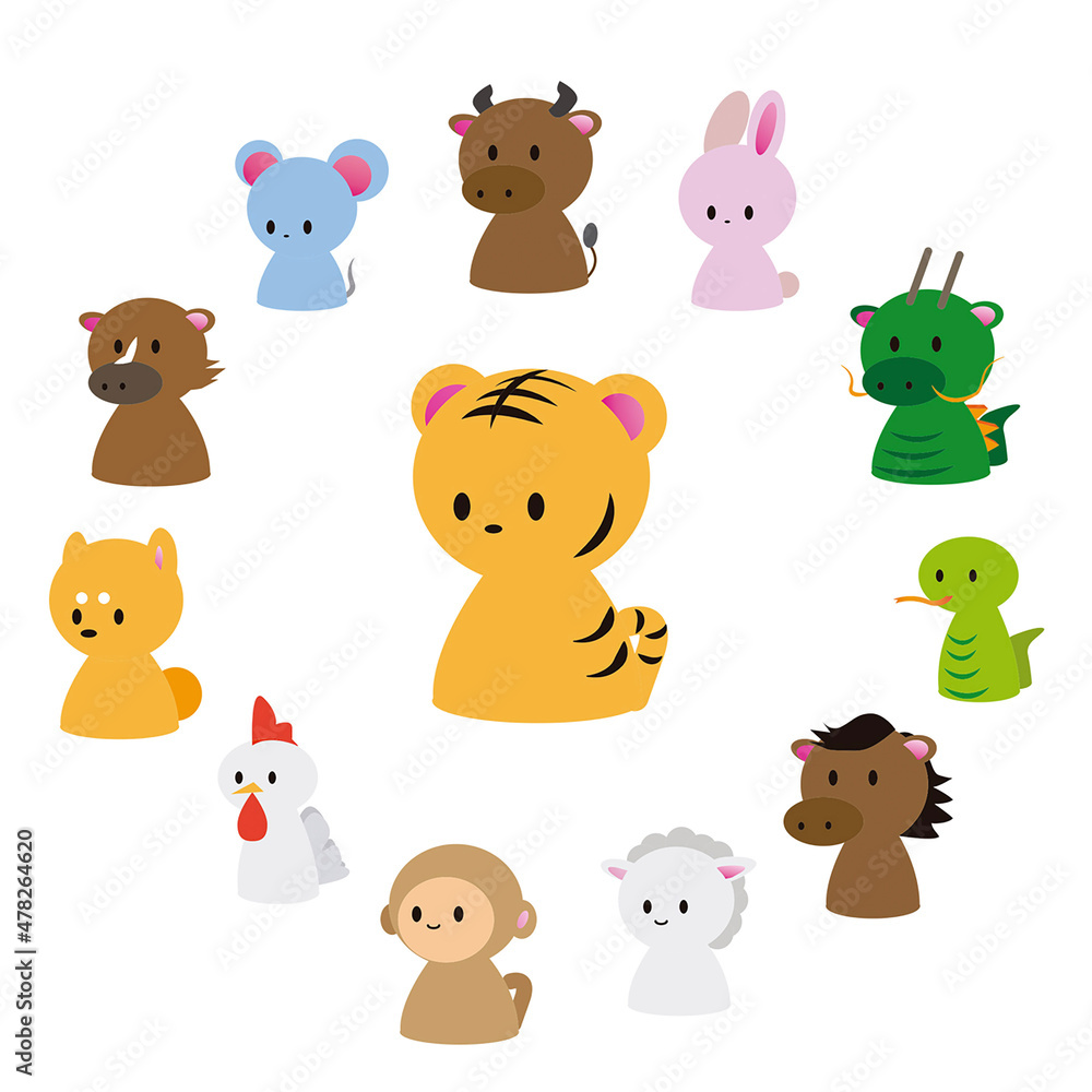 set of animals set of animals