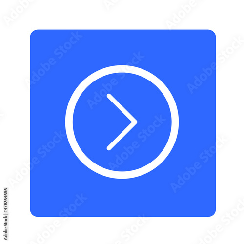 Free Download Right Arrow Icon. Right arrow icon vector in trendy flat style. Right arrow icon image, Right arrow icon illustration isolated on white background - GFXLoad