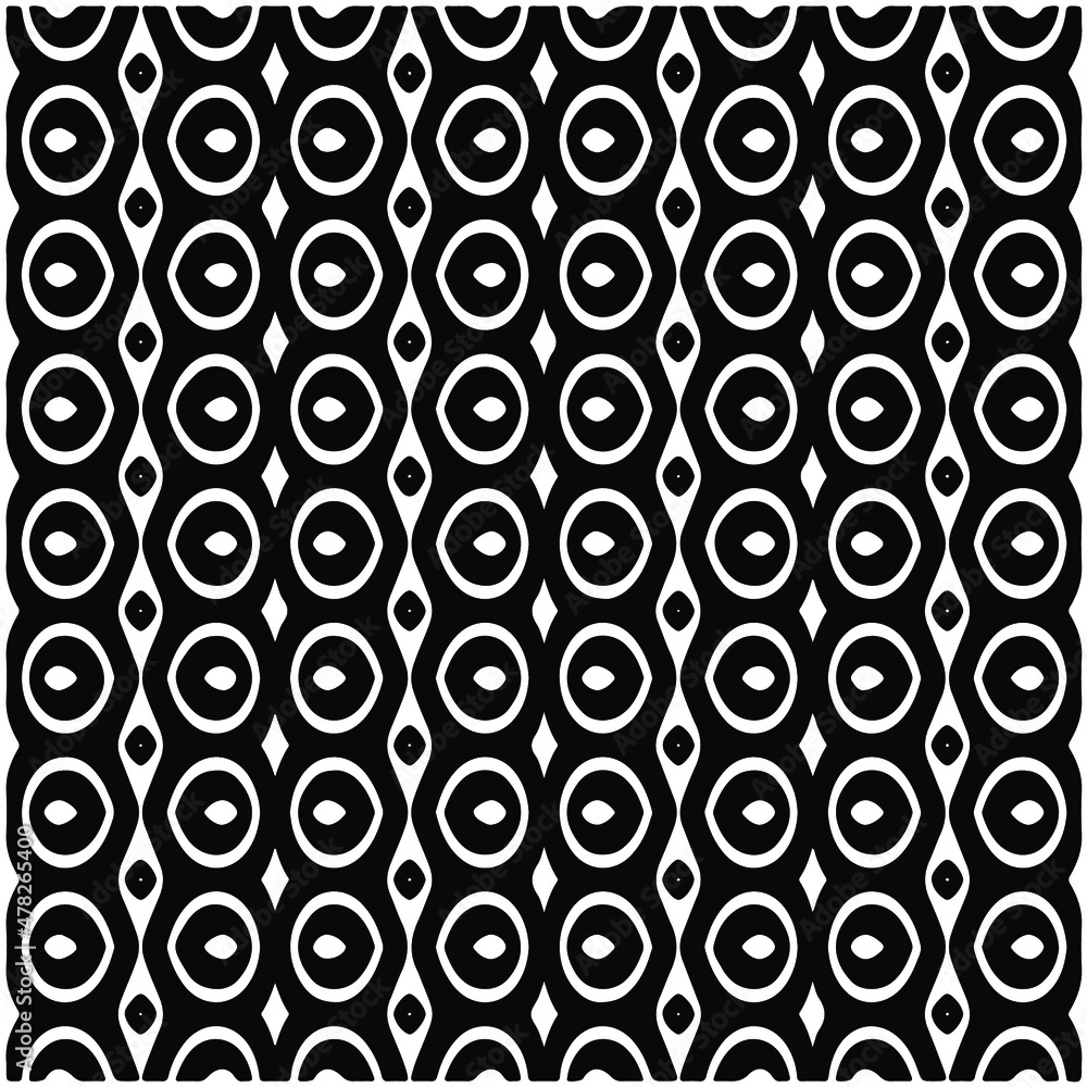 Seamless ethnic pattern color black and white.Can be used in fabric design for clothes, accessories; decorative paper, wrapping, background, wallpaper, Vector illustration. Seamless ethnic pattern color black and white.Can be used in fabric design for clothes, accessories; decorative paper, wrapping, background, wallpaper, Vector illustration.