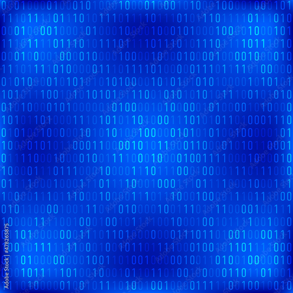 Abstract futuristic technology with binary code Abstract futuristic technology with binary code
