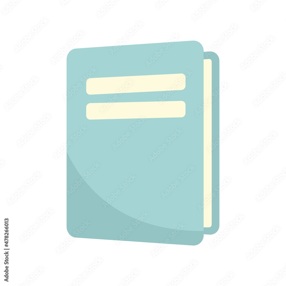 Sociology school book icon flat isolated vector Sociology school book icon flat isolated vector
